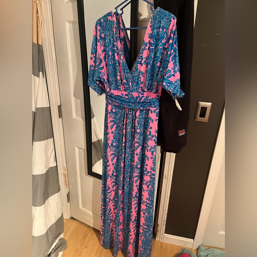 Lilly Pulitzer M pink and blue dress (wore once for gender reveal)